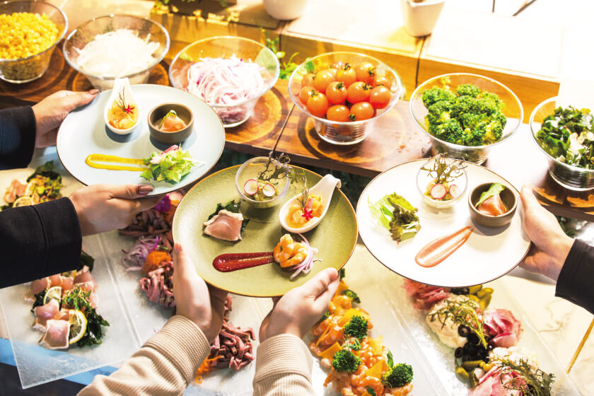 時間無制限ランチビュッフェに新メニュー！<br> 旬のこだわり食材と自由な組み合わせを<br>楽しめる食の体験を提供